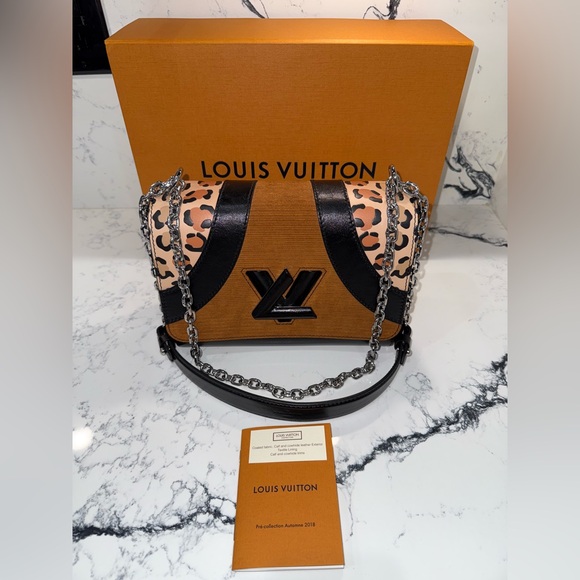 Louis Vuitton Monogram Twist MM Leopard Print - Picture 12 of 13